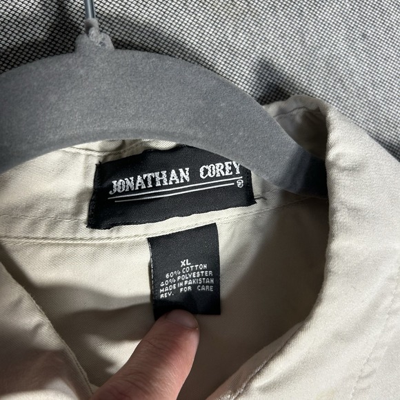 Epcot Disney Cast Member Uniform Shirt Large Vintage Jonathan Corey Workwear - Picture 5 of 10